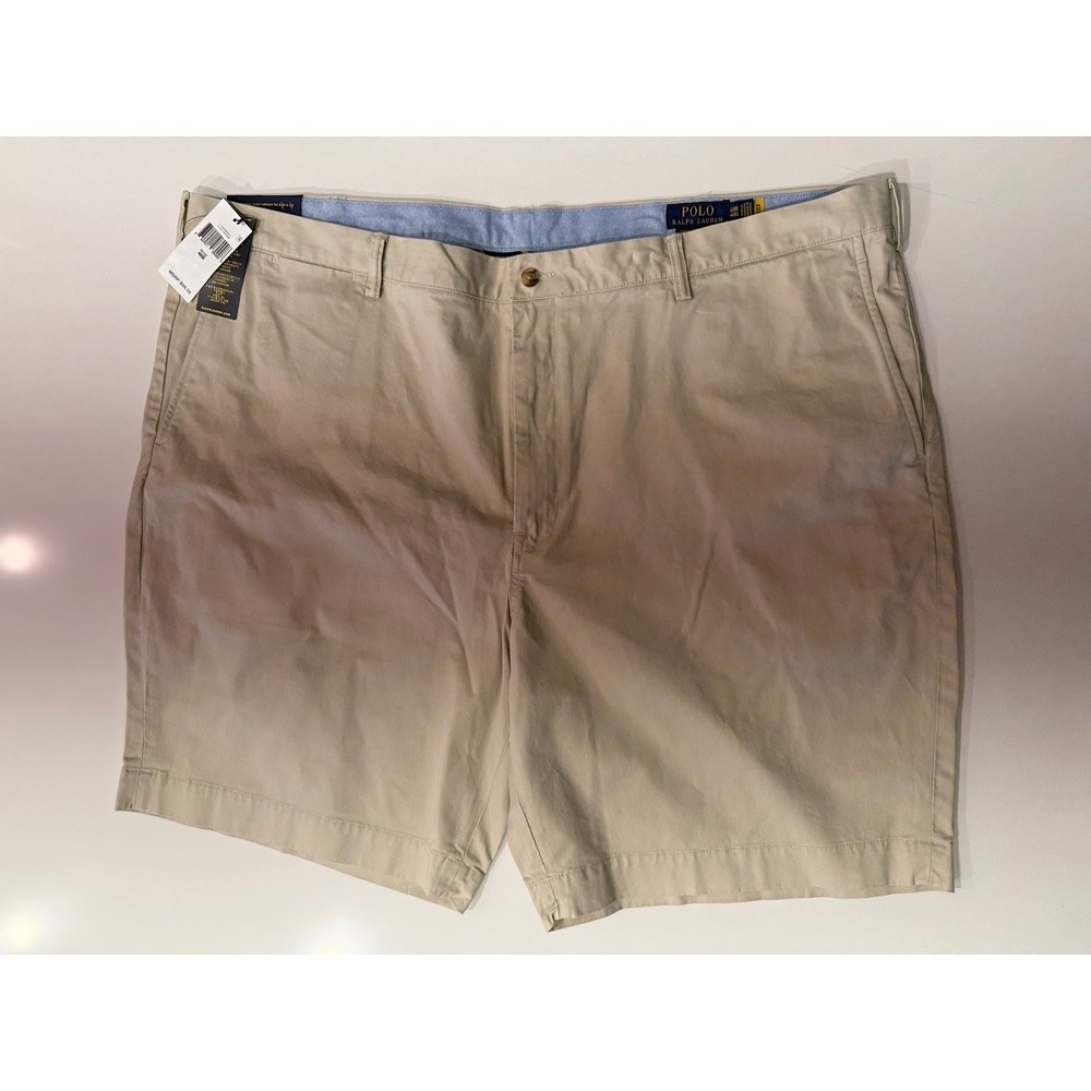 Polo Ralph Lauren Core Replen Classic Fit Chino Shorts Beige Mens 48 9in Inseam